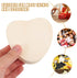 Abaodam Small Wooden Box 2pcs Unfinished Wood Box Heart Shaped Jewelry Box Natural Pine Wood DIY Craft Wooden Boxes Treasure Chest Case for Jewelr...