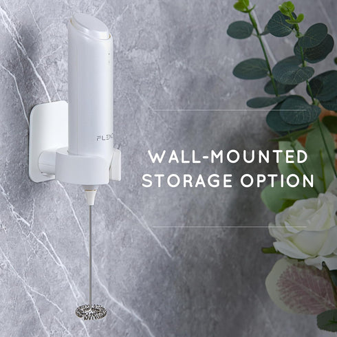 Rechargeable Milk Frother Handheld, Coffee Frother Handheld with USB-C Charging Stand, Electric Drink Mixer Handheld, Mini Electric Whisk Frother ...