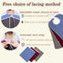 3PK Adult Bibs for Eating-Washable Reusable Waterproof Clothing Protector with Crumb Catcher-Large Adult Feeding Bibs Clothing Protector(Red, brow...