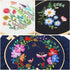 Caydo 3 Sets Cross Stitch Kits forBeginners, Adults Including Embroidery Fabric with Floral Pattern, Embroidery Hoop, Thread and Tools...