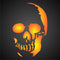 Halloween Skull Stencil, 7.5 x 12 inch (L) - Scary Halloween Head Stencils for Painting Template...