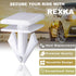 Rexka 20pcs Rocker Panel Moulding Clips White Nylon 68092697AA Compatible with Jeep Liberty Dodge Durango Charger Chrysler 300...