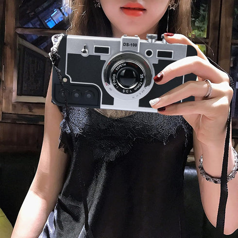 Awsaccy Emily in Paris Phone Case for Samsung Galaxy S22 5G 6.1 Inch Camera Case Vintage Cover Cute 3D Cool Unique Design Silicone Case with Remov...