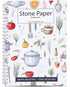 Waterproof Cooking Notebook - For Grocery Lists or a Recipe Book to Write in Your Own Recipes - Chefs - Cooks - Bakers - All Cooking Fans - 50 She...