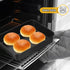 TeamFar Lasagna Pan, 9.4 x 7 x 2 Inch Stainless Steel Deep Baking Roasting Brownie Pan for Toaster Oven, Black Non-Stick Coating Rectangle Cake Pa...