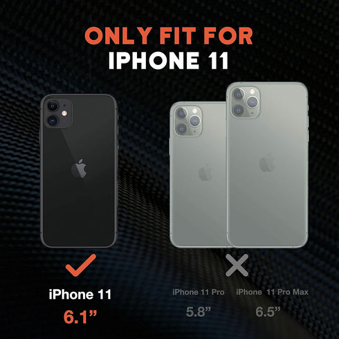 NTG[2023 New Designed for iPhone 11 Case, Heavy-Duty Tough Rugged Lightweight Slim Shockproof Protective Case for iPhone 11 6.1 Inch, Orange...