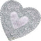 Hygloss Heart Doilies - 12 Pcs 4-Inch Silver Foil Paper Heart Shaped Doilies for Valentines Crafts, Table Settings - Metallic Silver - Ideal for V...