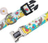 Cotton Dog Collar for Small Medium Large Dogs,Girl Dog Collar with Quick-Release Buckle,Flowers Soft Adjustable Pet Collar (Large, Yellow Daisy)...