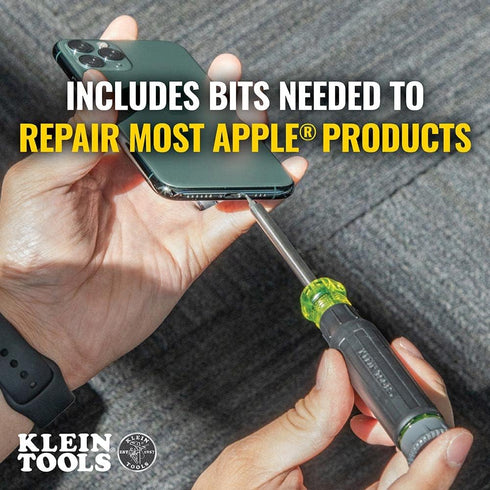 Klein Tools 32328 Precision Screwdriver, 27-in-1 Multi-Bit Screwdriver, Bits for Apple Product Repair, Rare-Earth Magnet, Electronic Repair...