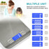 Food Scale, 11lb Kitchen Scale with 6 Units Tare Function & LCD Display, 0.05oz/1g Stainless Steel Digital Food Scale Grams and Ounces for Baking,...