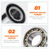 Front Rear Wheel Bearing for Kawasaki Mule 600/610/ 2510/3000/ 3010/3020/ 4000/4010 2005-2022, Teryx 750 2008-2013, Brute Force 650i/ 750i 92045-0...
