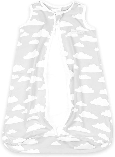 Baby Sleeping Bag Sack – Infant Sleeping Bags - Pure Cotton Wearable Blanket Baby Sleep Bag – Unisex Zip Up Baby Bag for Boys and Girls (Grey Clou...