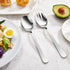 KEAWELL Premium 9.45" Louise Salad Servers, 18/10 Stainless Steel, Exceptional mirror finish, Dishwasher Safe (Salad Servers)...