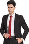 Burgundy Tie Men Women Skinny Tie Slim Tie Stripe Tie with Hanky Waterproof Oilproof Tie-Burgundy...