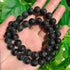 Yochus 8mm Black Matte Onyx Agates Round Loose Beads Frost Dull Polish Agat Beads for Jewelry Making...