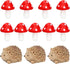 ONEST 12 Pieces Garden Miniature Accessories Mini Hedgehogs Mushroom Garden Micro Landscape Garden Ornament Figurines for DIY Craft Garden Decor...
