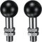 BRCOVAN 2 Pack, 1'' Ball Adapter with M10 x 1.25 x 15 Threaded Post Compatible with RAM Mounts B Size 1 Inch Ball Double Socket Arm...