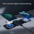 Magnetic Wireless Charging Station 3-in-1, Foldable, Magnetic Fast Charger for iPhone 15/14/13/12 Pro Max, Smart Watch and Earbuds(Black)...