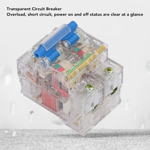 Transparent Circuit Breaker, Easy Observation Circuit Breaker 400V 2P for Overload Protection(#3)...