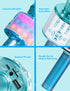 Amazmic Kids Karaoke Microphone Machine Toys for Girls Bluetooth Microphone with LED Light, Birthday Gift for Girls Boys 3 4 5 6 7 8 9 10 11 12 Ye...