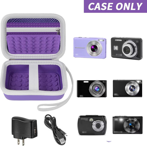 Boobowl Digital Camera Case Compatible with Yifecial/for EROOLU/for VAHOIALD/for Kaisoon/for Kodak Pixpro/for Canon PowerShot ELPH 180 190/ for So...
