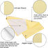 SEVENWELL 2pcs Jewelry Polishing Cleaning Cloth Large 10 x 12in for Sterling Silver Jewelry Gold, Diamond, Platinum, Coins (Yellow)...