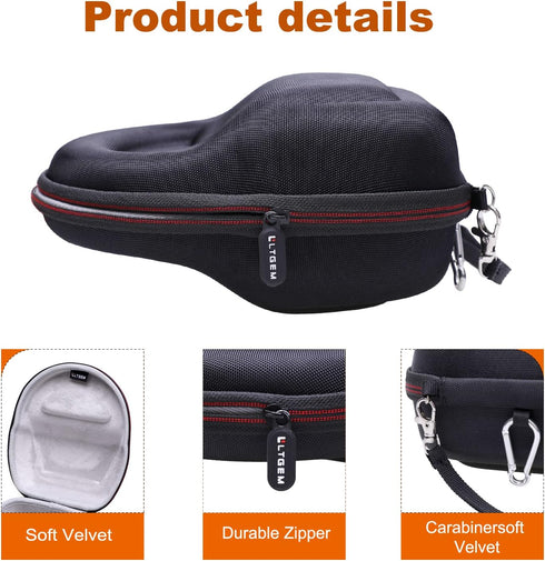 LLTGEM EVA Hard Case for Razer BlackShark V2 Pro/Razer BlackShark V2 X/SENZER SG500 Surround Sound Pro Gaming Headset - Travel Protective Carrying...