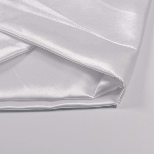Charmeuse Satin White Fabric, 60" Wide, Silky, for Wedding,Bridal,Decoration, Fashion,Apparel Crafts by 1Yard...