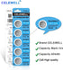 CR1220 5-Pack 3V Lithium Battery 40mAh for LED Light/Bracelet/Flashlight?5-Year Warranty?...
