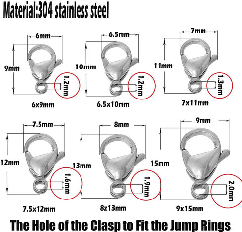 1000 pcs Stainless Steel Split Rings Jump Rings Connector Rings for Jewelry Making Necklaces Bracelet Earrings Keychain DIY Craft (12603-6mm)...