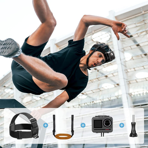 AKASO Action Camera Parkour Kit Compatible EK7000/EK7000 Pro/Brave 4/Brave 4 Pro/Brave 7 LE/Brave 7/Brave 8/V50X/V50 Pro/V50 Elite/GoPro Hero 12 1...