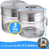 CUSINIUM 2-Pack 3oz Glass Spice Seasonings Shaker With Adjustable Lid...