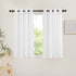 NICETOWN Airy Sheer Window Curtains 54 inch Length for Bedroom, Grommet Solid Ivory Voile Sheer Texture Soft Window Treatment for Bathroom/Living ...