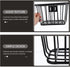Toddmomy Bicycle Iron Basket Detachable Bike Basket for Adult Bikes Bike Rack Cycling Child Riding Frame...