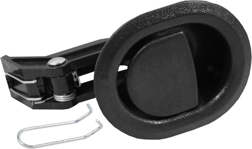 Reliable Recliner Replacement Parts Handle Small Oval Black Plastic Pull Recliner Handle 3" by 3.5" Handle Only Fits 3mm & 6mm Cables (Car Door Fl...