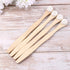 Small Toothbrush Dental 4pcs Bamboo Brush Oral Bad Breath Brush Deep Cleaning Tool for Men Women Adults Oral Stainless Steel...