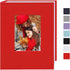 Small Photo Album 4x6 100 Pockets Leather Cover Picture Book Holds 4x6 Photos for Wedding, Baby, Family, Graduation...