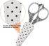2 Pairs Crafting Scissors 4.5 Inch Sewing Scissors Small Sharp Craft Scissors with Leather Scissors Cover Embroidery Scissor Shears for Fabric Nee...