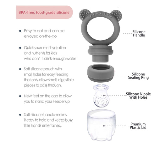 Frozen Breastmilk Teether Tray Breastmilk Teether for Soothing Baby's Gums...