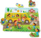 B. toys- Peek & Explore - School BusChunky Puzzle – Puzzle for Toddlers, Kids – School Bus Puzzle – School, Bus, Students – 2 Years +...