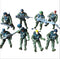8 Pcs Soldier Action Figure Toy Army Men with Weapon Accessories/SWAT Team Figure Military Playset for Boys Girls, Birthday (8 pcs American soldie...