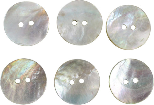 Akoya Mother of Pearl Shell Buttons: 28L, 0.70", 18mm (AR-384-28L) C10 (50)...