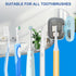 Toothbrush Travel Cover, Toothbrush Travel Case With Air Drying Function, Rechargeable Portable Toothbrush Travel Container with Holder for Househ...
