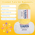 WSICSE 8x50g Beginner Crochet Yarn, Cotton Yarn for Crocheting Easy-to-See Stitches Chunky Thick Soft Yarn for Beginners Crocheting Kit Gifts......