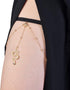 Tornito 12Pcs Thigh Chains Snake Heart Pearl CZ Leg Chain Boho Layered Body Chain Summer Beach Party Body Jewelry for Women Silver Gold Tone...