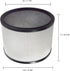 HQRP HEPA Filter compatible with Dyson Pure Cool Link Desk DP01 DP02 & Pure Hot+Cool HP01 HP02 Heater + Fan, 968125-03 EVO Filter Replacement...