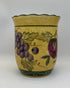 ACK Tuscany Mixed Fruit Hand Painted Ceramic, Utensil Holder, 88439...