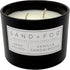 Sand + Fog Scented Candle - Vanilla Sandalwood – Additional Scents and Sizes – 100% Cotton Lead-Free Wick - Luxury Air Freshening Jar Candles - Pe...