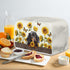 Sunflower Butterfly Printed 2 Slice Kitchen Machine Covers, Dachshund Print Dustproof Toaster Cover Fits Most Standard Toaster, Small Kitchen Appl...