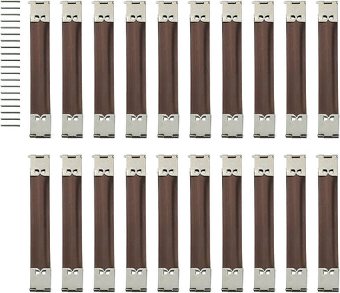 Handbag Hinges Clip 20PCS Metal Internal Flex Frames Kiss Clasp for Bag Coin Purse Handmade Wallet DIY Craft, 10cm...